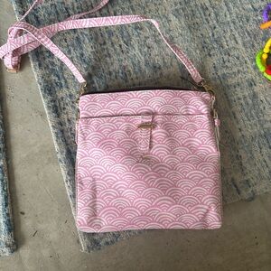 Scout Pink Wave Pattern Crossbody Bag
